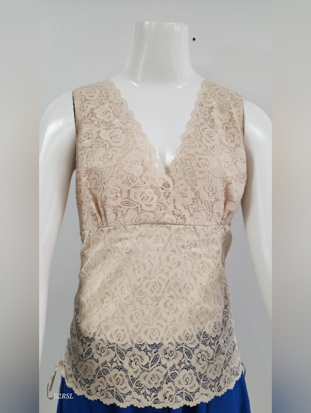Oh Yes Plus Y2K Cream Floral Lace  Shirt Juniors xl(fits like s) NWOT Fairycore
